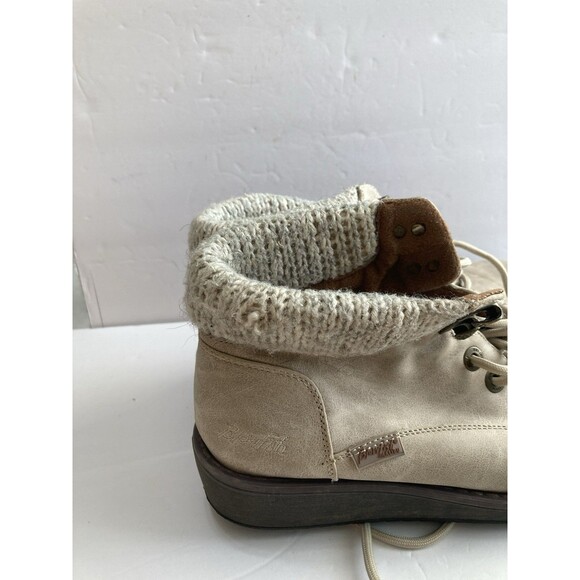 Blowfish Womens Comet Boot Beige W9.5   With Knitted Turndown - Picture 2 of 7